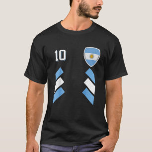 T-shirt Arge de football argentine Retro10 Football Argent