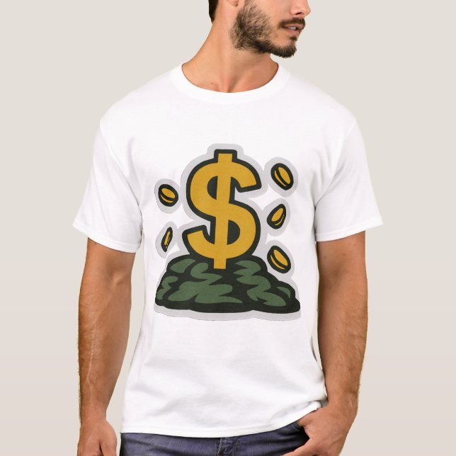 T-shirt argent (Devant)