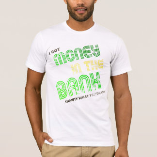 T-shirt Argent à la banque