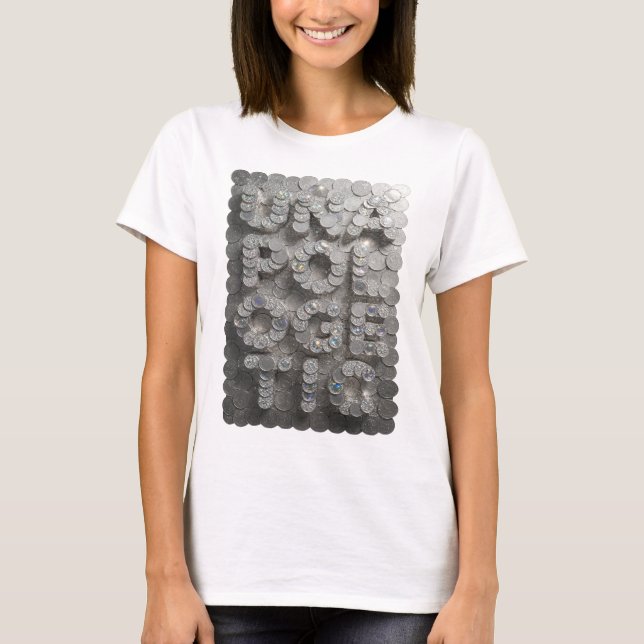 T-shirt Argent Cool UNFORGETTABLE Design sur mesure (Devant)