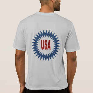 T-shirt  argent  dos homme  SUN  USA