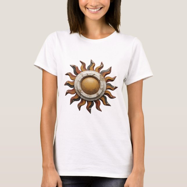 T-shirt Argent ÉCLATÉ ART ABSTRAIT Dessin abstrait (Devant)