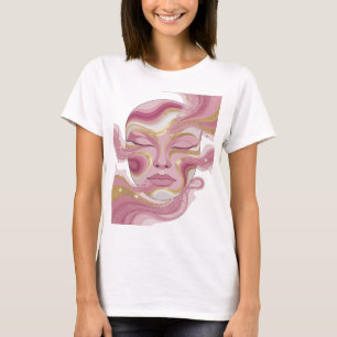 T-shirt Argent ÉCORCHÉ ART ABSTRAIT Dessin abstrait v4