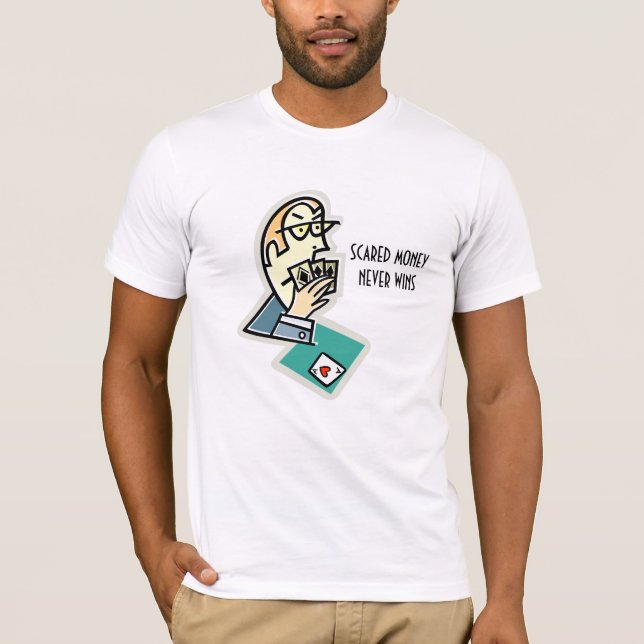 T-shirt Argent effrayé (Devant)