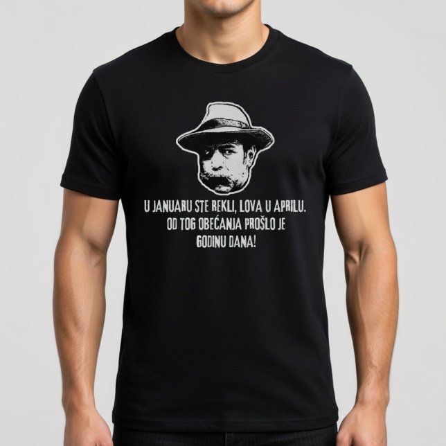 T-shirt Argent en avril (Créateur téléchargé)