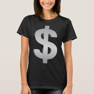 T-shirt Argent Et Monnaie