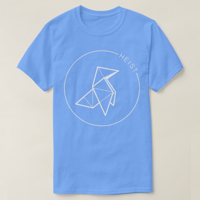 T-shirt Argent Heist Origami Grane (Design devant)