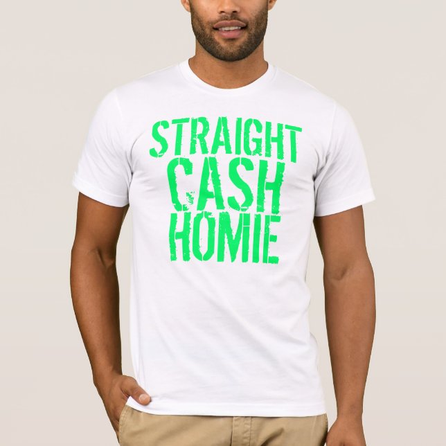 T-shirt Argent liquide droit Homie (Devant)
