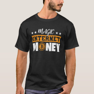 T-shirt Argent Magique d'Internet Bitcoin