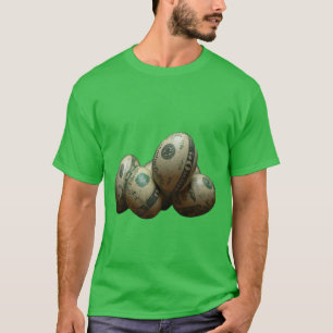 T-shirt Argent œufstra, petit déjeuner de poulets champion
