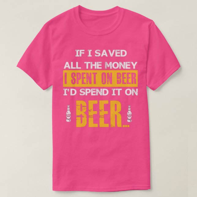 T-shirt Argent pour la bière T (Design devant)