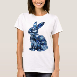 T-shirt Argent propre BLUE RABBIT Conception personnalisée