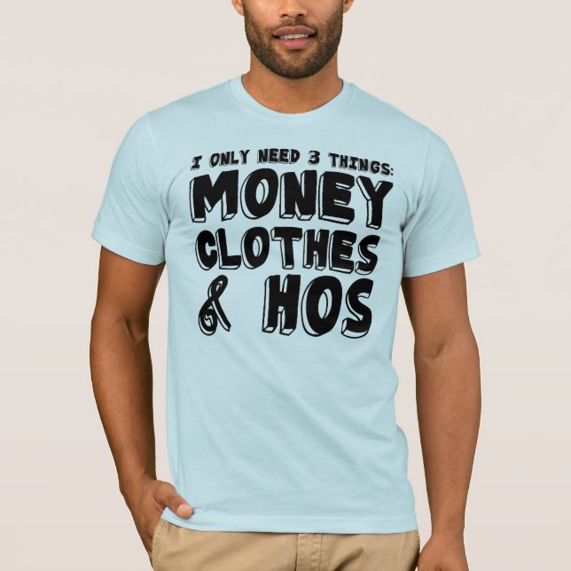 T-shirt Argent, vêtements, et Hos. (Devant)