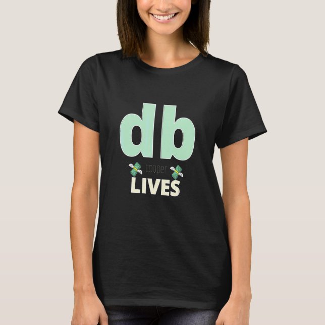 T-shirt Argent Volant De Db Cooper (Devant)