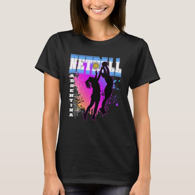 T-shirt Argentina  Netball (Devant)