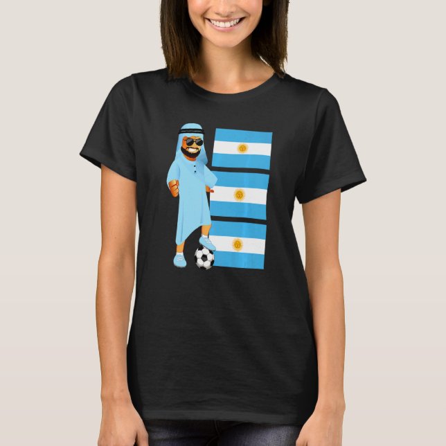 T-shirt Argentina Sheik Argentina Flag Soccer (Devant)
