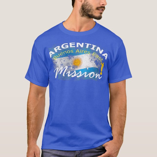 T-shirt Argentine Buenos Aires East Mormon LDS Mission (Devant)