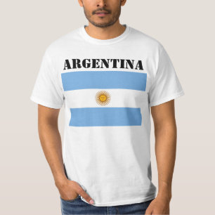 T-shirt Argentine Championnat Drapeau de football T-Shir