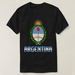 T-shirt Argentine Drapeau et blason Patriotique