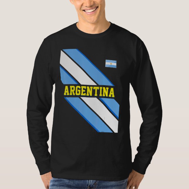 T-shirt Argentine Football Supporter Visiteur Argentine So (Devant)