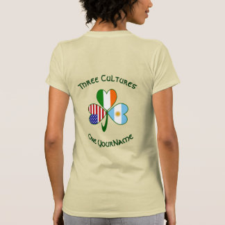 T-shirt Argentine Irlande États-Unis Trèfle Personnaliser 