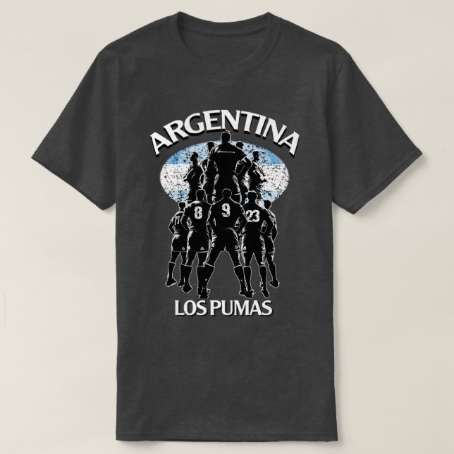 T-shirt Argentine Rugby Los Pumas (Design devant)