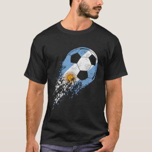 T-shirt Argentine Soccer Argentino Drapeau Pride Soccer Pl
