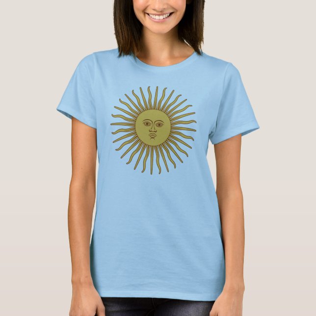 T-shirt Argentine Sol de Mayo (Devant)