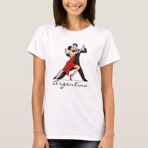 T-shirt Argentine Tango Dancing Couple