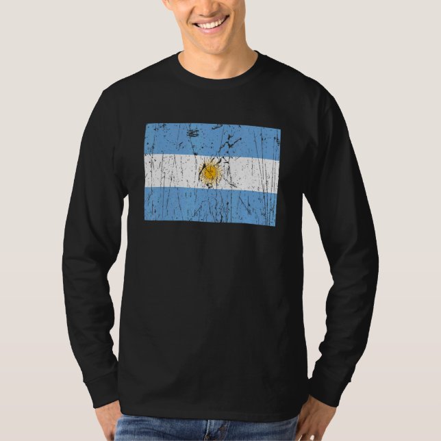 T-shirt Argentinian Argentina Flag Pride Argentinian Flag (Devant)