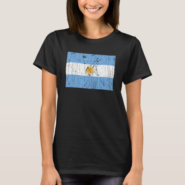 T-shirt Argentinian Argentina Flag Pride Argentinian Flag (Devant)