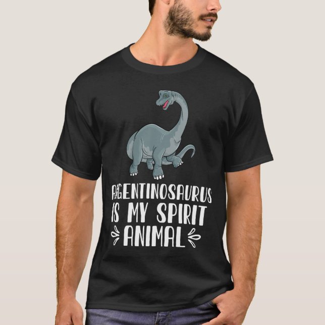 T-shirt Argentinosaurus est Mon Esprit Animal (Devant)