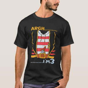 T-shirt Argh I m 3 Pirate Theme Pirate Boy 3e anniversaire