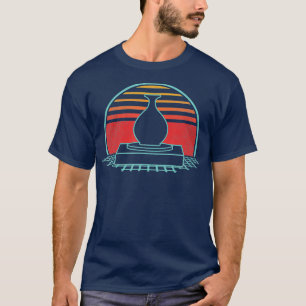 T-shirt Argile céramique Poterie Retro Vintage 80s Style