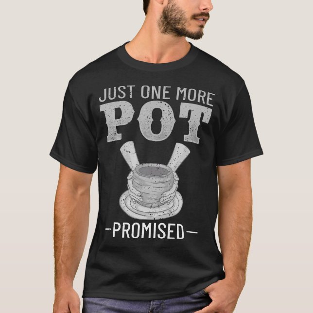 T-shirt Argile de poterie drôle de pot en céramique sculpt (Devant)