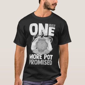 T-shirt Argile de poterie drôle sculpture de pot en cérami