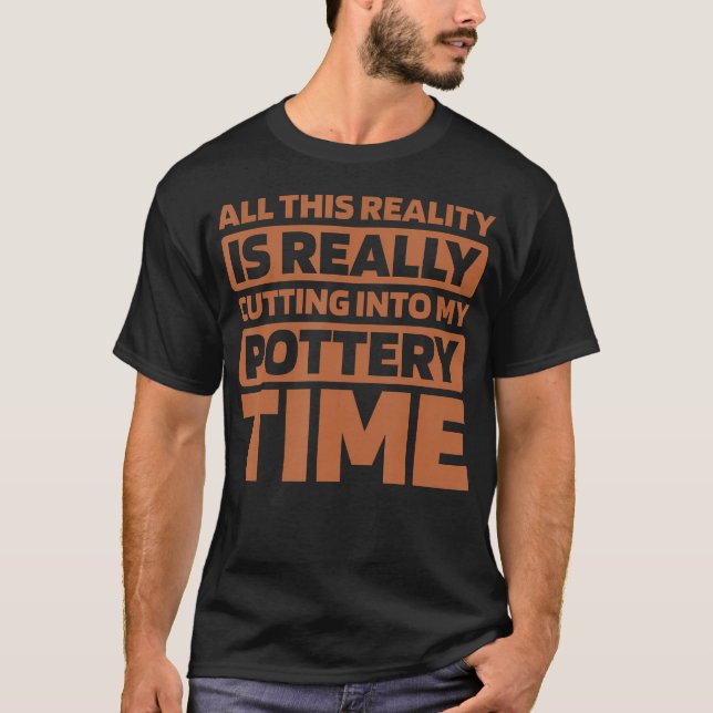 T-shirt Argile de poterie - Poterie artisanale en céramiqu (Devant)