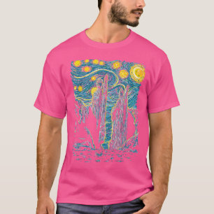 T-shirt Argonath Starry Nuit Van Gogh Style