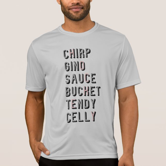 T-shirt Argot de hockey - Chirp Gino Sauce Bucket Tendy Ce (Devant)