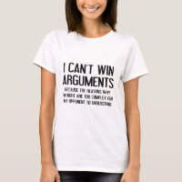 Arguments que je ne peux pas gagner