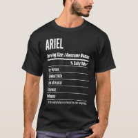 Ariel Faits nutritionnels Servant Taille Calories