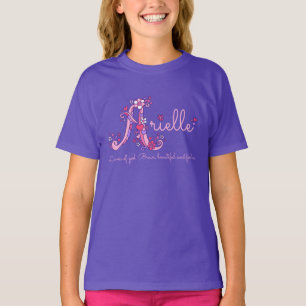 T-shirt Arielle Girls Un nom qui signifie vêtement monogra