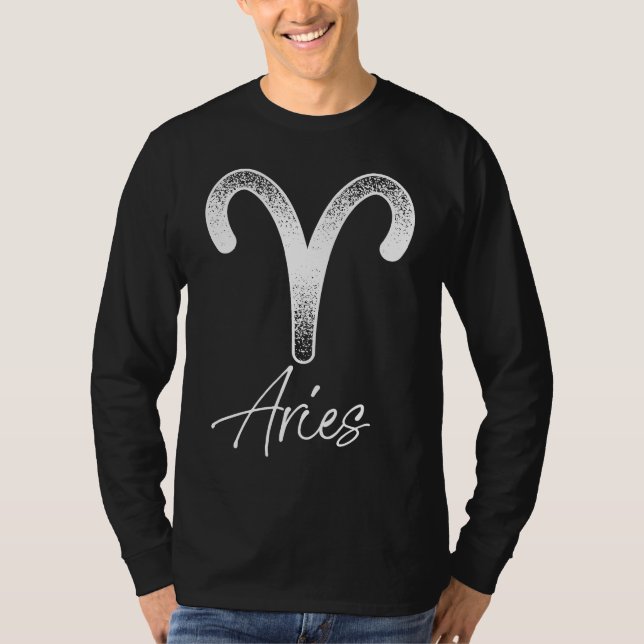 T-shirt Aries Astrology and Horoscope Zodiac Sign (Devant)