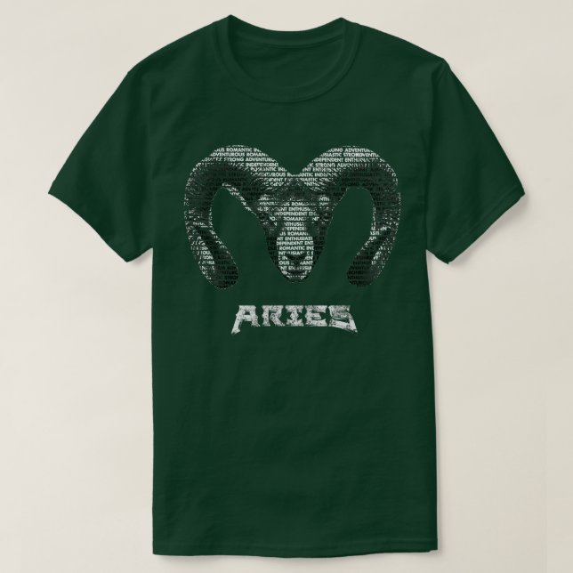 T-shirt Aries Horoscope (Design devant)