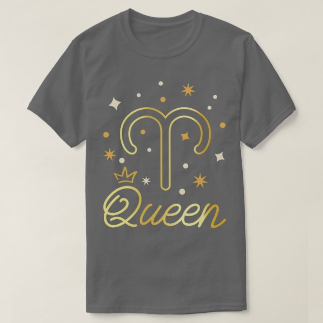 T-shirt Aries I Born En Mars Avril (Design devant)