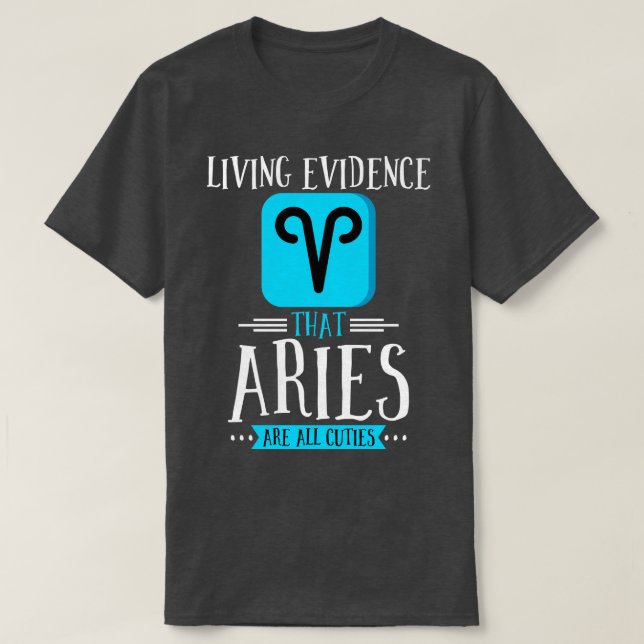 T-shirt Aries Living Evidence (Design devant)