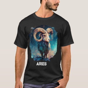 T-shirt Aries personnalisé Astrologie du zodiaque Bélier A