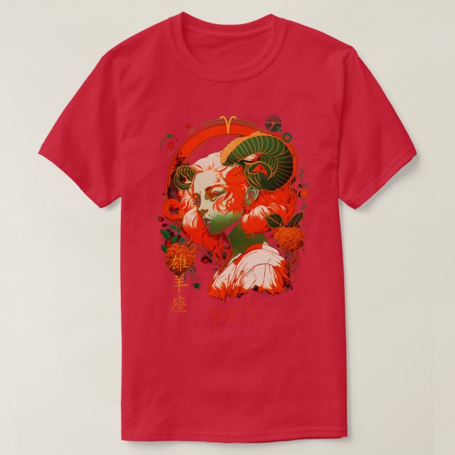T-shirt Aries zodiac (Design devant)