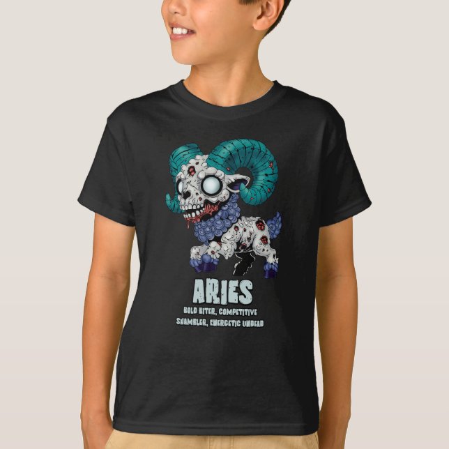 T-shirt Aries Zombie (Devant)
