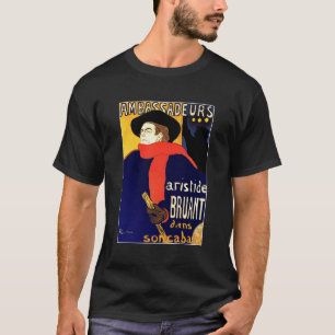 T-shirt : Aristide Bruant par Toulouse-Lautrec